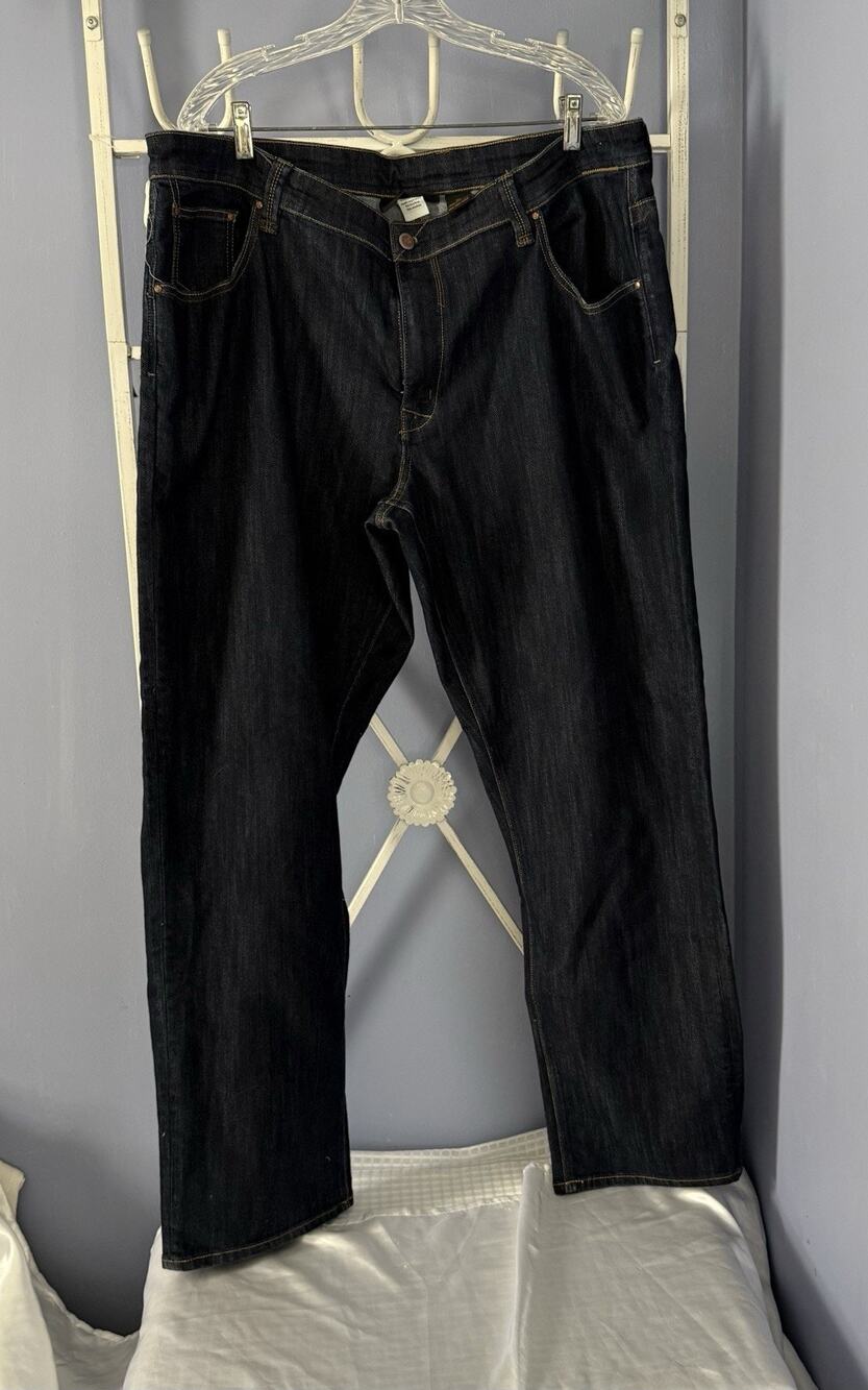 Marmot Jeans Sz 40x31 Blue Dark Wash Stretch Straight Leg Denim Comfort Read